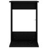 vidaXL Side Table Black Oak 40 x 38 x 62.5 cm Engineered Wood