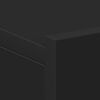vidaXL Floating Nightstands 2 pcs Black 40x30x15 cm Engineered Wood