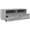 vidaXL TV Cabinet Grey Sonoma 100 x 48 x 43 cm Engineered Wood