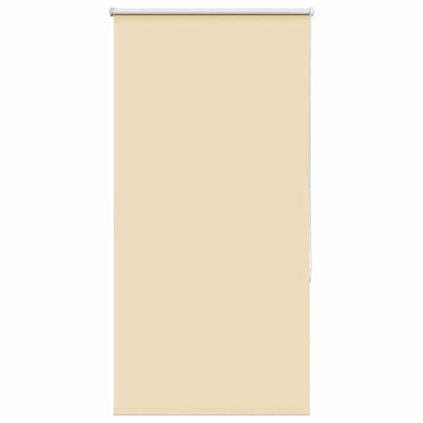 vidaXL Roller Blind Blackout Beige 65x130 cm Fabric Width 60.7 cm Polyester