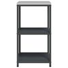vidaXL Kitchen Storage with Shelf Anthracite 60 x 50 x 92 cm Steel