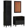 vidaXL 3 Piece Bathroom Furniture Set Solid Wood Mango