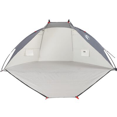 vidaXL Beach Tent Grey 268x223x125 cm 185T Polyester