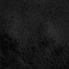 vidaXL Faux Rabbit Fur Rug Olite Black 120 x 120 cm Polyester