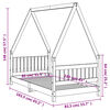 vidaXL Kids Bed Frame White 80x160 cm Solid Wood Pine