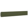 vidaXL Lawn Edgings 10 pcs Olive Green 15x103 cm Cold-rolled Steel