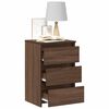 vidaXL Bed Cabinets 2 pcs Brown Oak 40x35x62.5 cm Engineered Wood