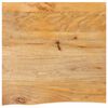 vidaXL Table Top Live Edge 80x80x3.8 cm Solid Wood Mango