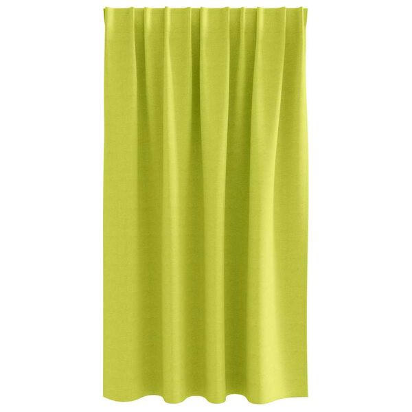 vidaXL Blackout Curtains with Rings 2 pcs Green 140 x 140 cm Polyester