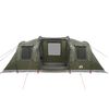 vidaXL Family Tent Tunnel 6-Person Olive Green Waterproof