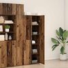 vidaXL Highboard 2 pcs Old Wood 70 x 42.5 x 185 cm