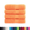 vidaXL Premium Bath Towels "SOLUND" 4 pcs Orange 100x150 cm 600 gsm