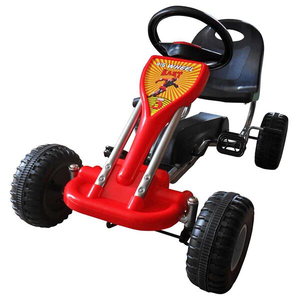 vidaXL Pedal Go Kart Red