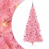 vidaXL Christmas Tree Pink 210 cm PVC