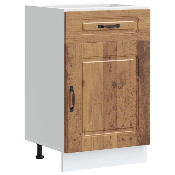 vidaXL Kitchen Base Cabinet Kalmar Old Wood Engineered Wood