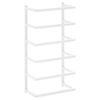 vidaXL Towel Rack White 24x12x48 cm Steel