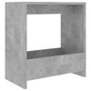 vidaXL Side Table Concrete Grey 50x26x50 cm Engineered Wood