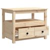 vidaXL Coffee Table 71x49x55 cm Solid Wood Pine