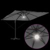 vidaXL Roma Parasol Anthracite 286 x 285 x 270 cm
