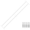 vidaXL Security Grille for Windows with 2 Crossbars 3 pcs 93-174 cm