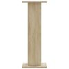 vidaXL Speaker Stands 2 pcs Sonoma Oak 30x30x80 cm Engineered Wood