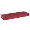 vidaXL Pallet Cushion for Bench Wine Red 120 x 40 x 8 cm Oxford fabric
