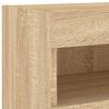 vidaXL 5 Piece TV Wall Units with LED Sonoma Oak Engineered Wood