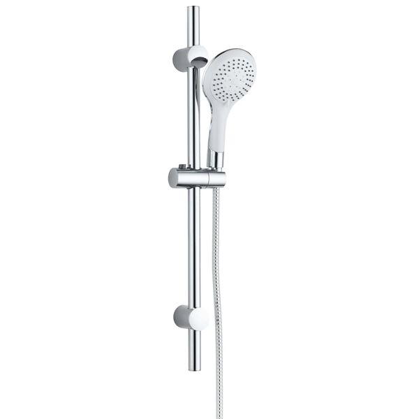 SCH&Uuml;TTE Shower Bar Set 5 Functions 70 cm LIANA Chrome