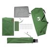 vidaXL Camping Tent Tunnel 2-Person Green Waterproof