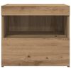 vidaXL Bedside Cabinet with Drawer 2 pcs Artisan Oak 50 x 40 x 45 cm