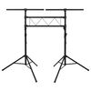 vidaXL Light Stand Black 238x115x(180-300) cm Steel