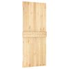 vidaXL Door NARVIK Natural 85 x 210 cm Solid Pine Wood