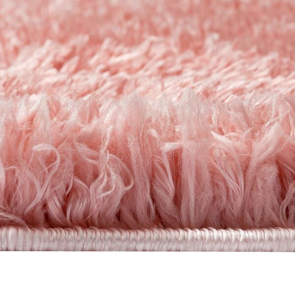 vidaXL High Pile Shaggy Rug Pink 120x170 cm 50 mm