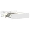 vidaXL Bed Frame without Mattress White 200x200 cm