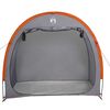 vidaXL Bike Storage Tent with Roof Grey and Orange 210 x 90 x 174 cm