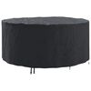vidaXL Outdoor Furniture Cover Black 200 x 200 x 71 cm 420D fabric