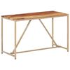 vidaXL Dining Table 120x60x76 cm Solid Wood