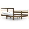 vidaXL Bed Frame without Mattress Honey Brown Solid Wood Pine 160x200 cm