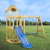 vidaXL Outdoor Playset 285x305x226.5 cm Impregnated Wood Pine