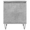 vidaXL Bedside Cabinets 2 pcs Concrete Grey 40x30x50 cm Engineered Wood