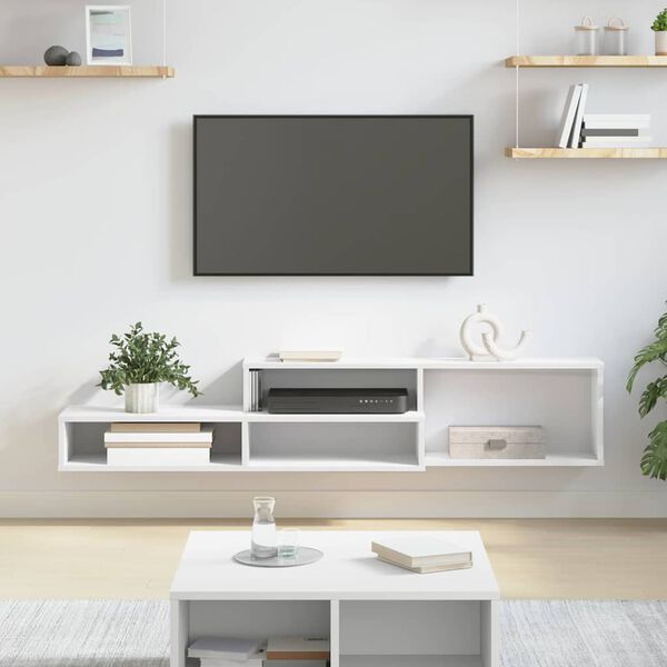 vidaXL Wall TV Stand 150 x 25 x 28.5 cm Engineered Wood
