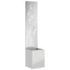 vidaXL Garden Privacy Screen Silver 32 x 150 cm Galvanised steel