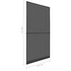 vidaXL Hinged Insect Screen for Doors Anthracite 120x240 cm