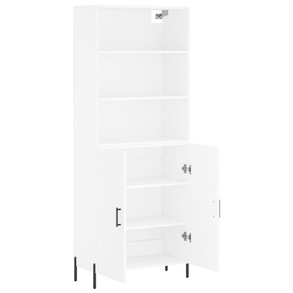 vidaXL Highboard White 69.5x34x180 cm Engineered Wood