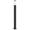 vidaXL Bollard Lights with Sensor 3 pcs 110 cm Black IP44