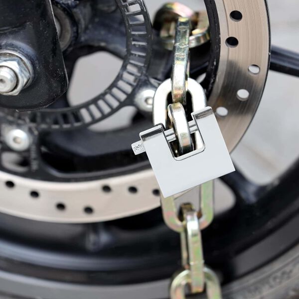 vidaXL Padlock 12 pcs Silver 5 x 1.9 x 4.5 cm Iron