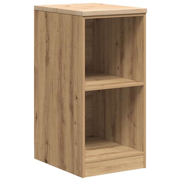 vidaXL Garage Storage Cabinet Artisan Oak 40x51x85 cm Solid Wood Pine