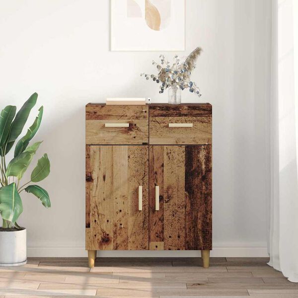 vidaXL Sideboard Old wood 34 x 69.5 x 89 cm Engineered wood