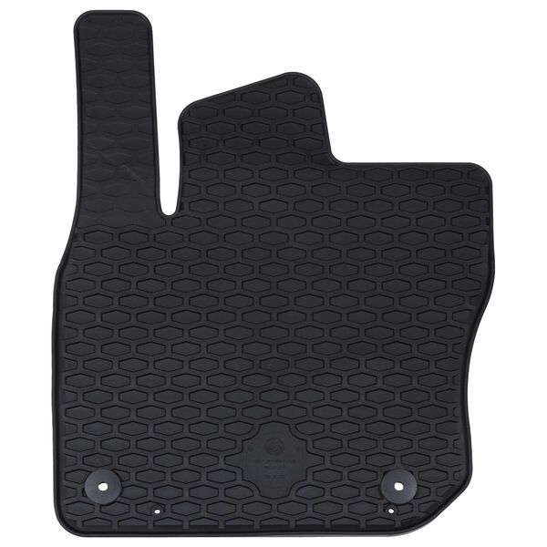 vidaXL Car Mat 4 pcs Black VW TIGUAN TDI Rubber