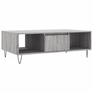 vidaXL Coffee Table Grey Sonoma 104x60x35 cm Engineered Wood
